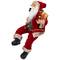 24" Sitting Santa Claus with Gift Bag and Presents Christmas Figure
